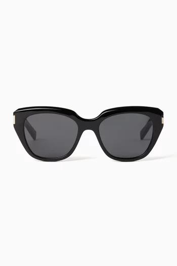 SL 827-001 Cat-Eye Sunglasses in Acetate
