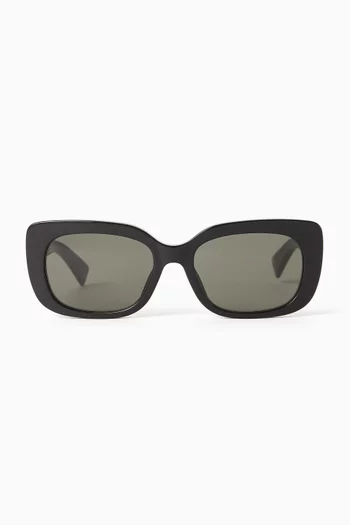 Rectangular Sunglasses in Acetate
