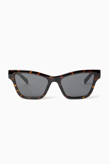 Cat-eye Sunglasses in Acetate