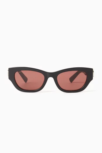 Oval Sunglasses in Acetate