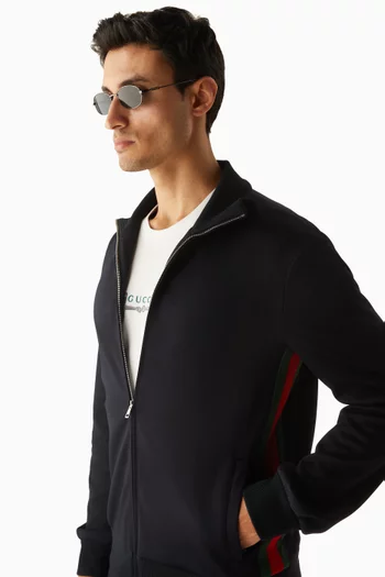 Oval Sunglasses in Metal