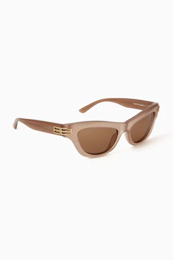 Rectangular Sunglasses in Acetate