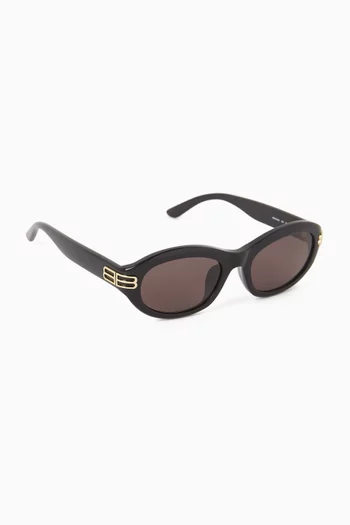 Oval Sunglasses in Acetate