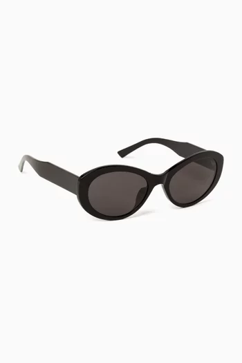 Oval Sunglasses in Acetate