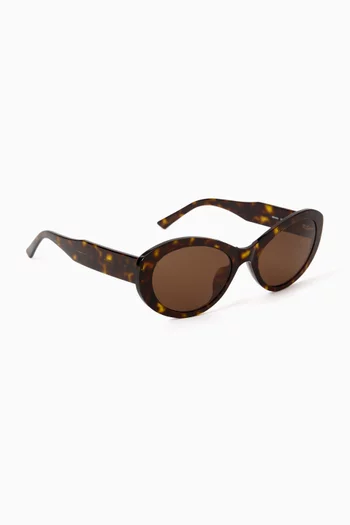 Oval Sunglasses in Acetate