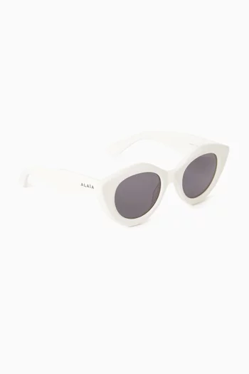 Cat-Eye Sunglasses in Acetate