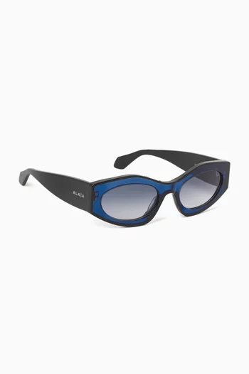 Cat-Eye Sunglasses in Acetate