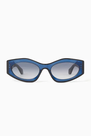 Cat-Eye Sunglasses in Acetate