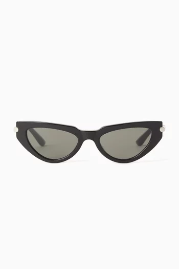 Cat-eye Sunglasses in Acetate