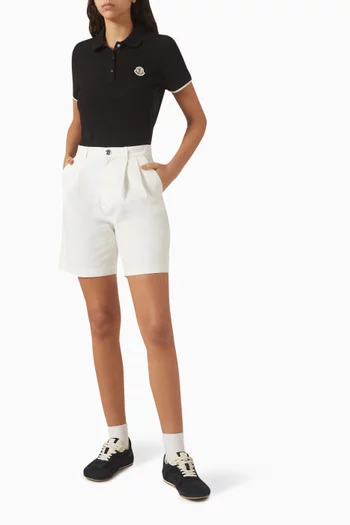 Logo Polo Shirt in Cotton Piquet