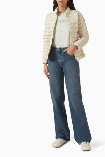 جاكيت ايجيل قصير مبطّن بالزغب