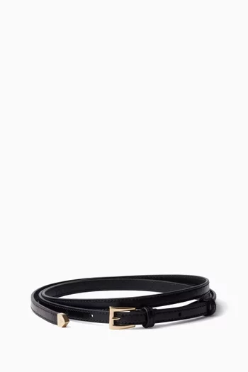 Slim Belt in Leather