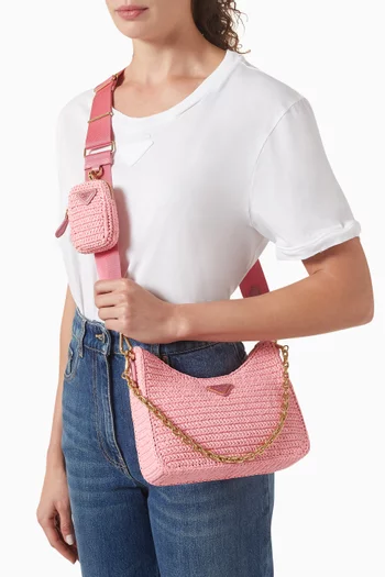 Re-Edition 2005 Crossbody Bag in Crochet