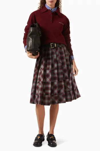Tartan Patchwork Skirt