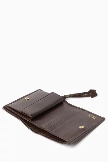 Logo Wallet in Leather
