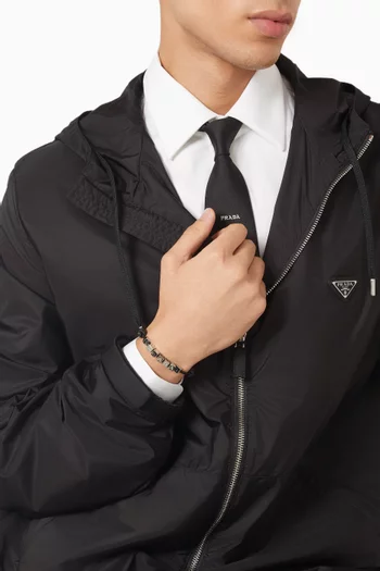 Logo Bracelet in Leather