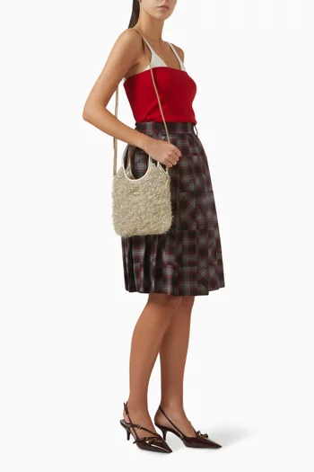 Ivy Shoulder Bag in Lurex-knit