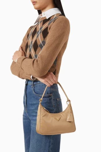 حقيبة كتف ري اديشن ميني نايلون معاد تدويره