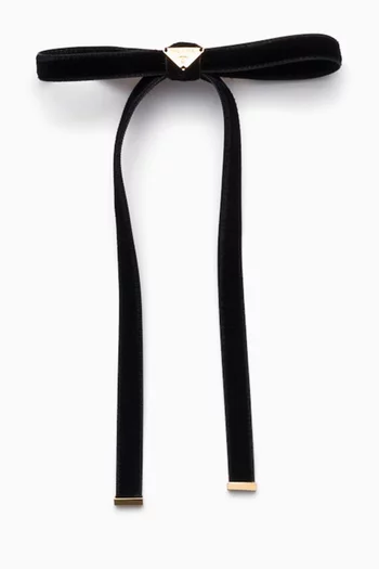 Bow Hair Clip in Velvet