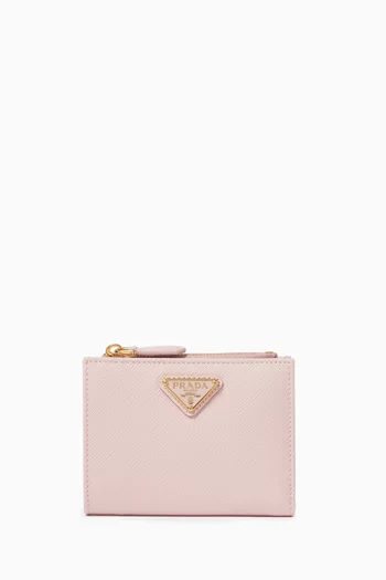 محفظة صغيرة جلد سافيانو بنقشة شفاه