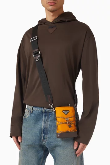 Speedrock Smartphone Case in Re-Nylon & Leather