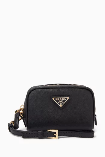 حافظة بشعار الماركة جلد سافيانو