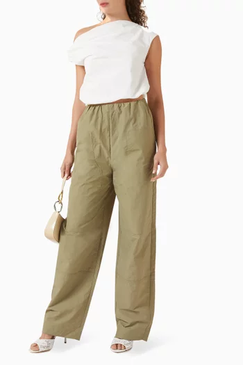 Alice Asymmetric Top in Cotton Blend