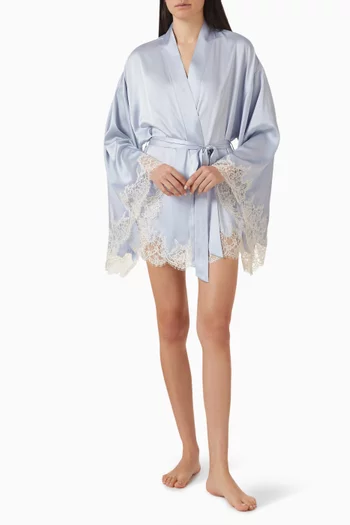 Silk Lace Robe