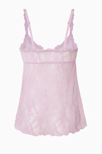 Stretch Lace Babydoll Top