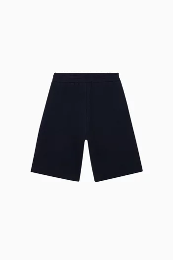 Logo-embroidered Shorts in Cotton