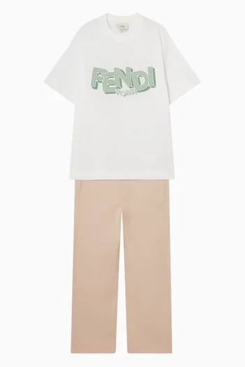 Logo-print T-shirt in Cotton