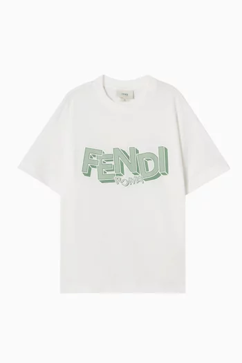 Logo-print T-shirt in Cotton