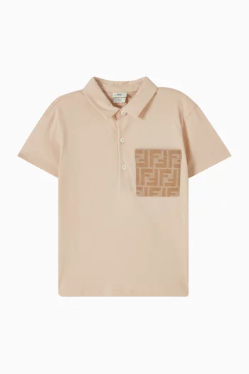 Logo-print Pocket Polo T-shirt