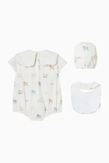 Printed Romper Gift Set