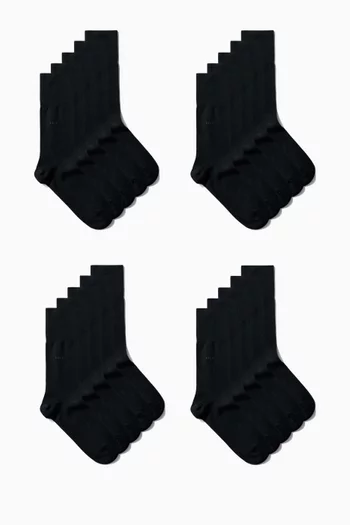 Mid-length Socks, Set of 10