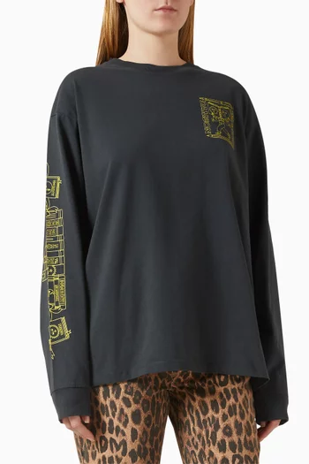 The Reader T-shirt in Cotton-jersery