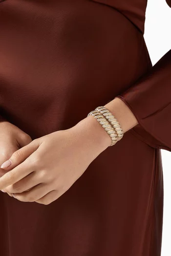 The Big Cobra Bracelet in Gold-tone Brass