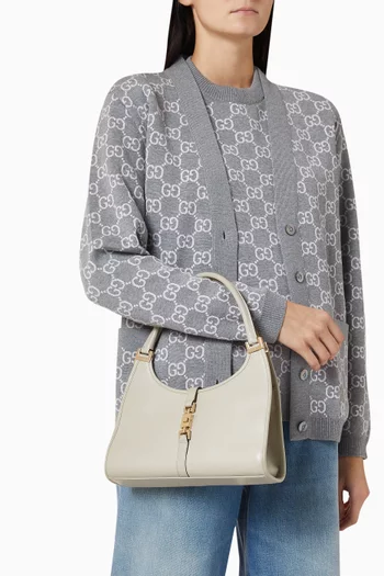 حقيبة كتف جاكي صغيرة جلد من عقد 2010