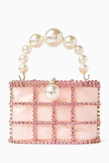 حقيبة هولي بيد علوية مرصعة بالكريستال ستان