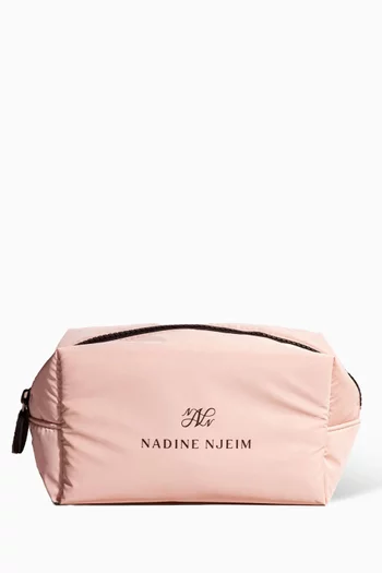 حقيبة بتصميم مستطيل للمستحضرات الأساسية