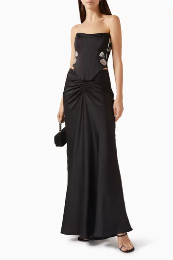 The Selma Crystal Corset Top