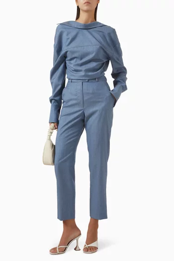 بنطال كابري بقصة مريحة