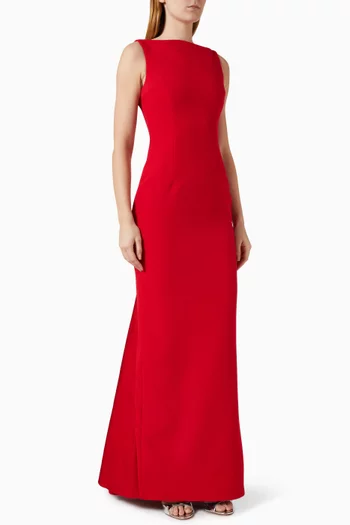 Sloane Maxi Dress in Crepe