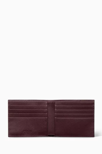 Bi-fold Wallet in Saffiano Leather