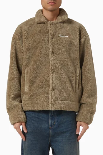 Wordmark Work Jacket in  Sherpa