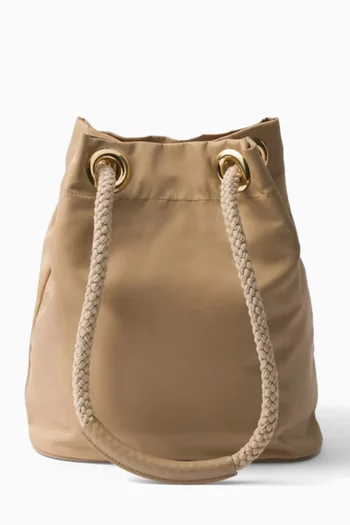 Small Mariner Bucket Bag in Re-Nylon