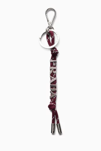 سلسلة مفاتيح سبيد روك بتصميم حبل وشعار الماركة