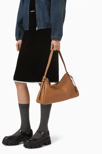 Large Aimée Shoulder Bag in Leather