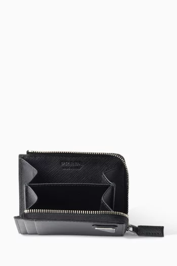 Card Holder in Saffiano Leather