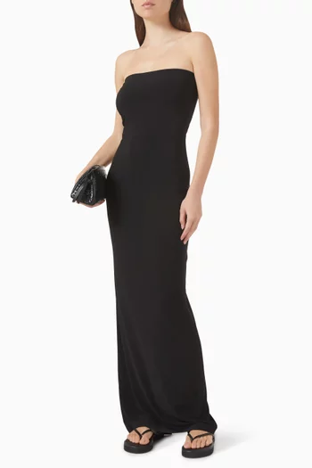 Strapless Dress in Poly Lycra